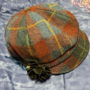 Plaid hat from Ireland